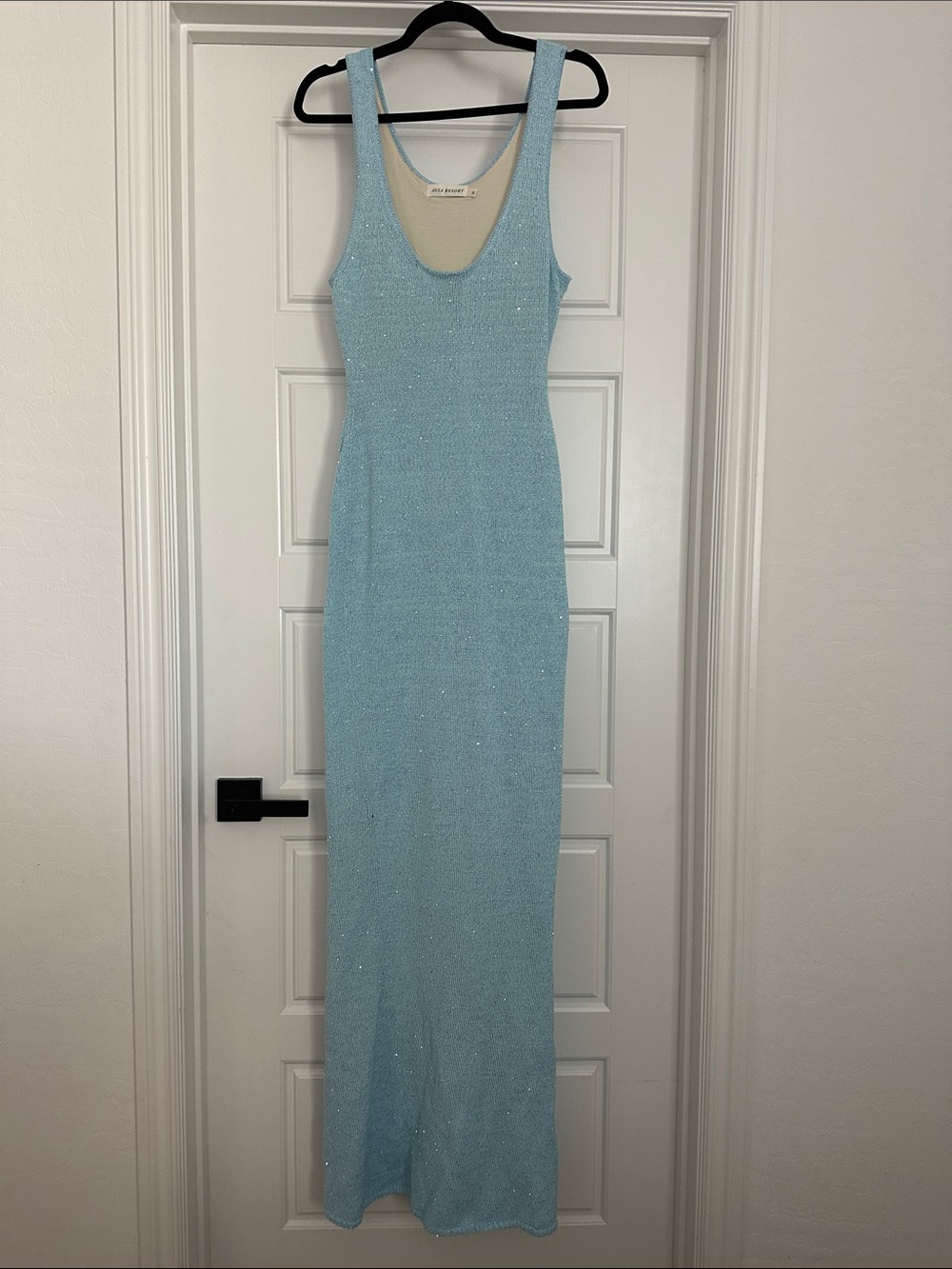 Asta Resort Ana Dress - Baia Blue Sequin - Picture 5 of 7